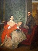 Edgar Degas, Edmondo and Therese Morbilli